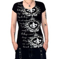 Alternative Fleur de lis fitted top