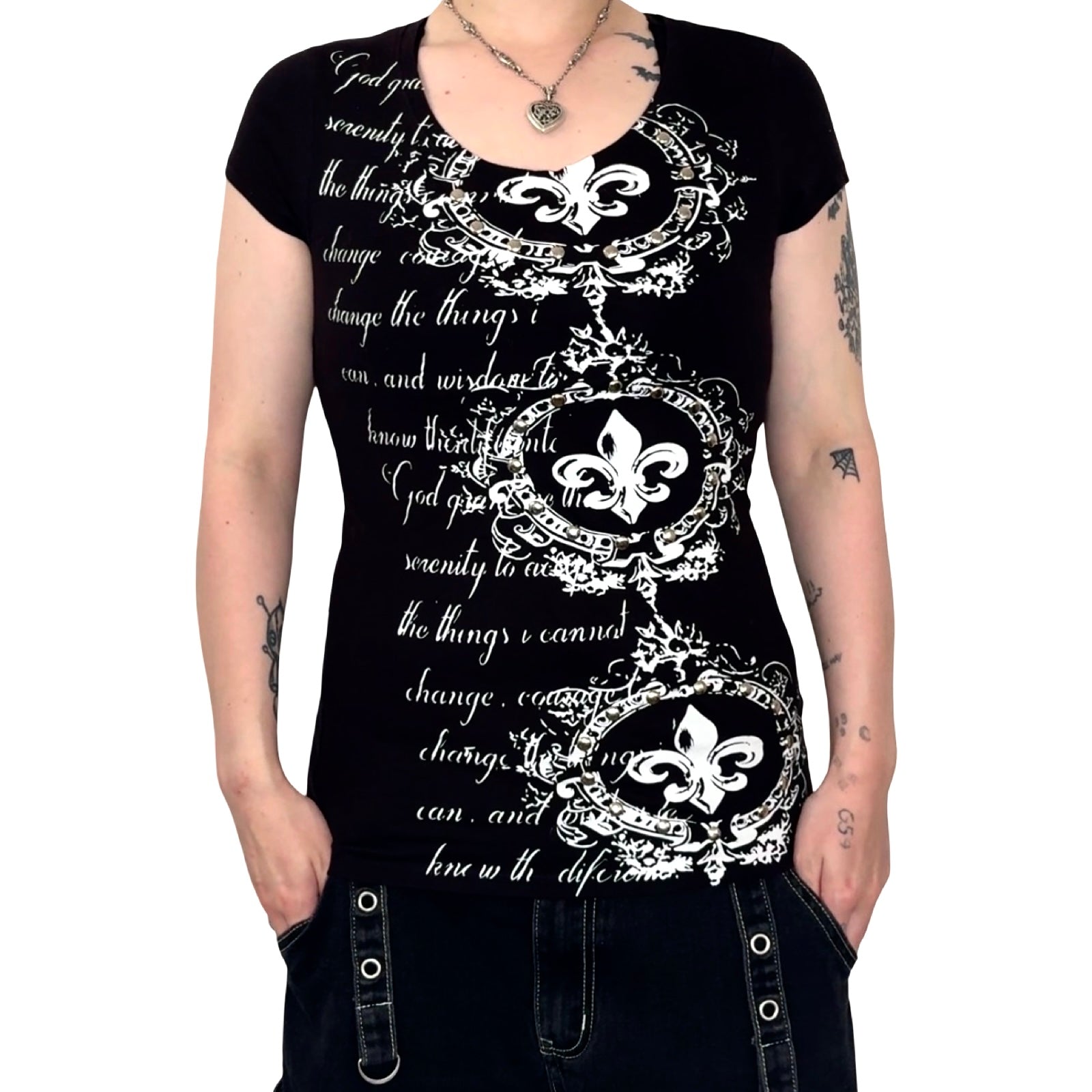 Alternative Fleur de lis fitted top