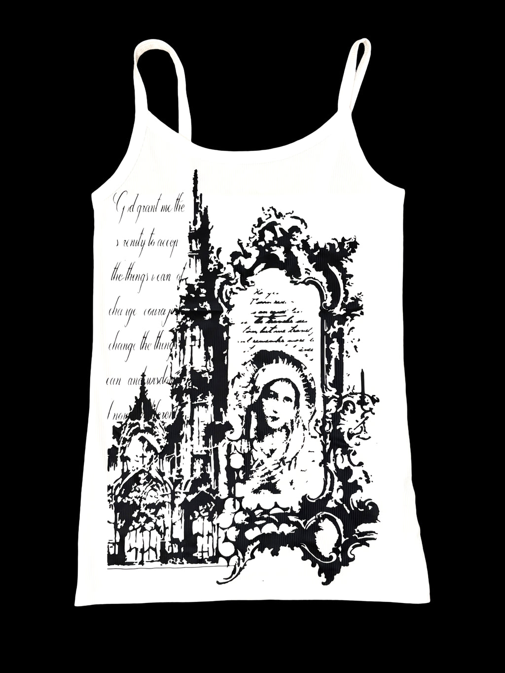 Alternative mother Mary castle tank top