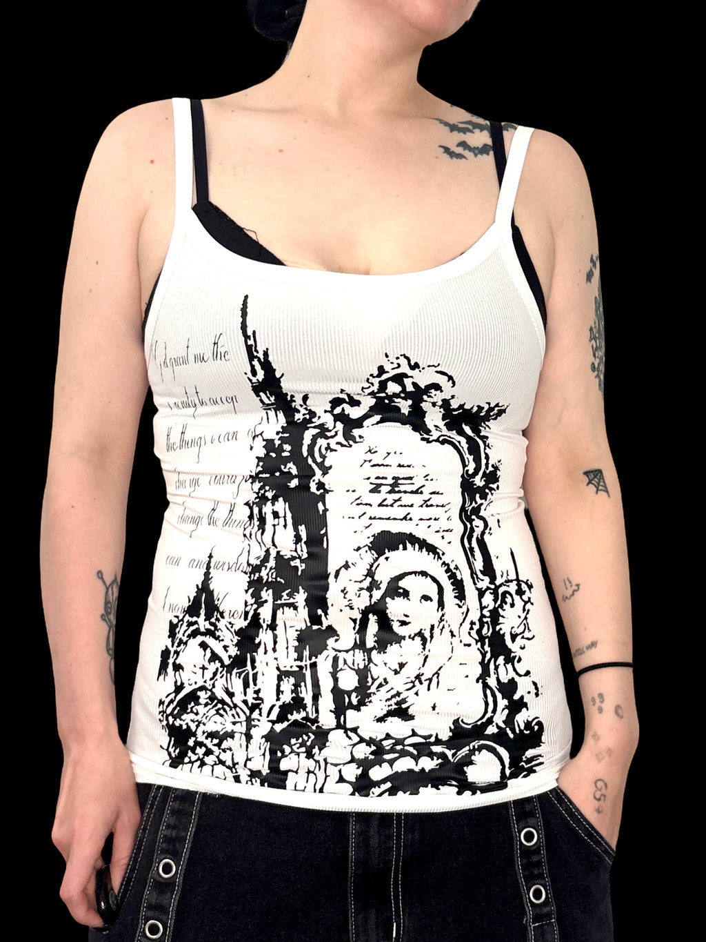 Alternative mother Mary castle tank top