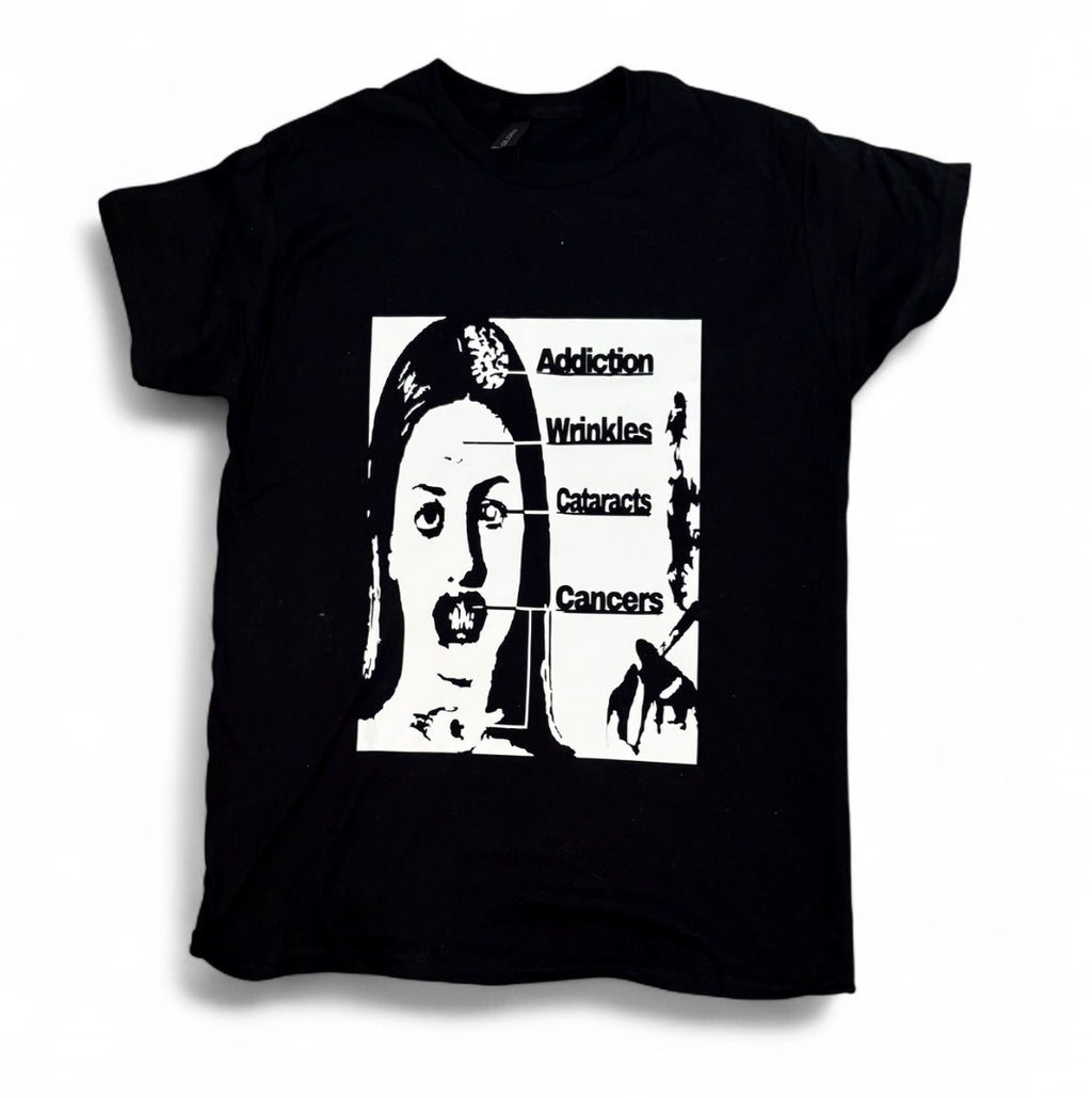 Cigarette effects unisex top