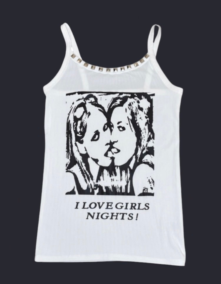 I love girls nights tank top
