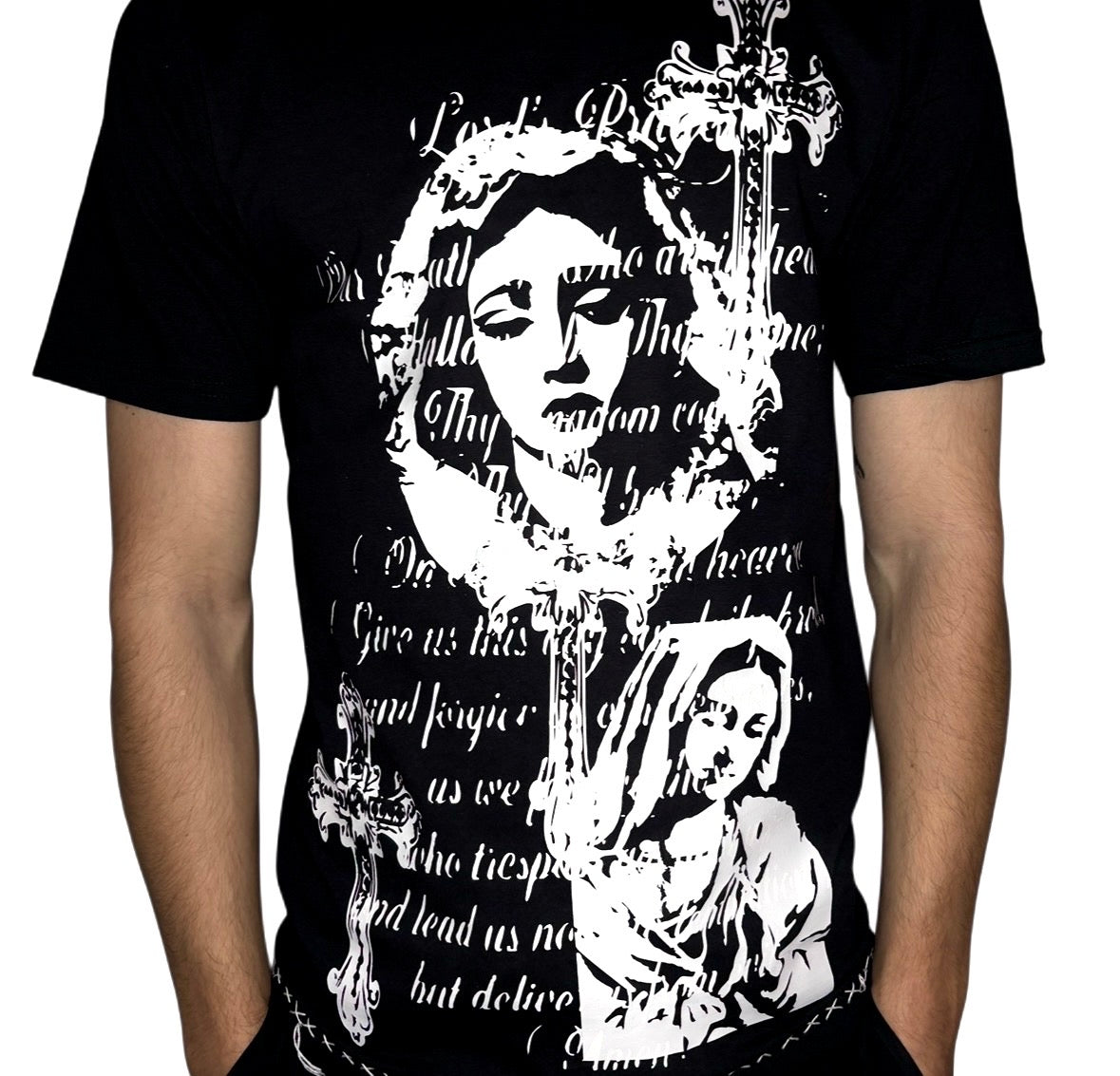 Mother Mary cross top