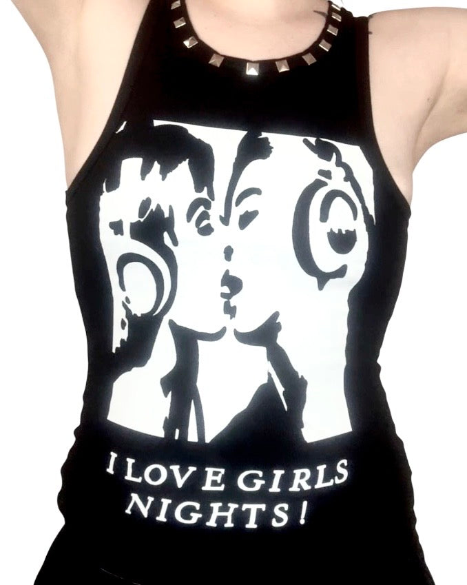 I love girls nights tank top