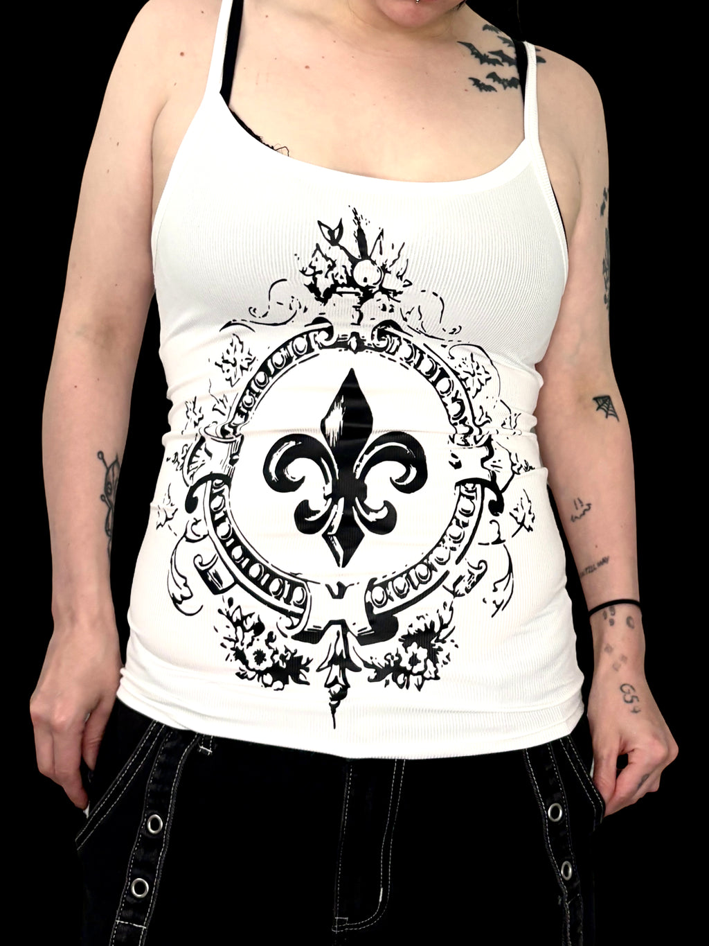 Alternative Fleur de lis tank top