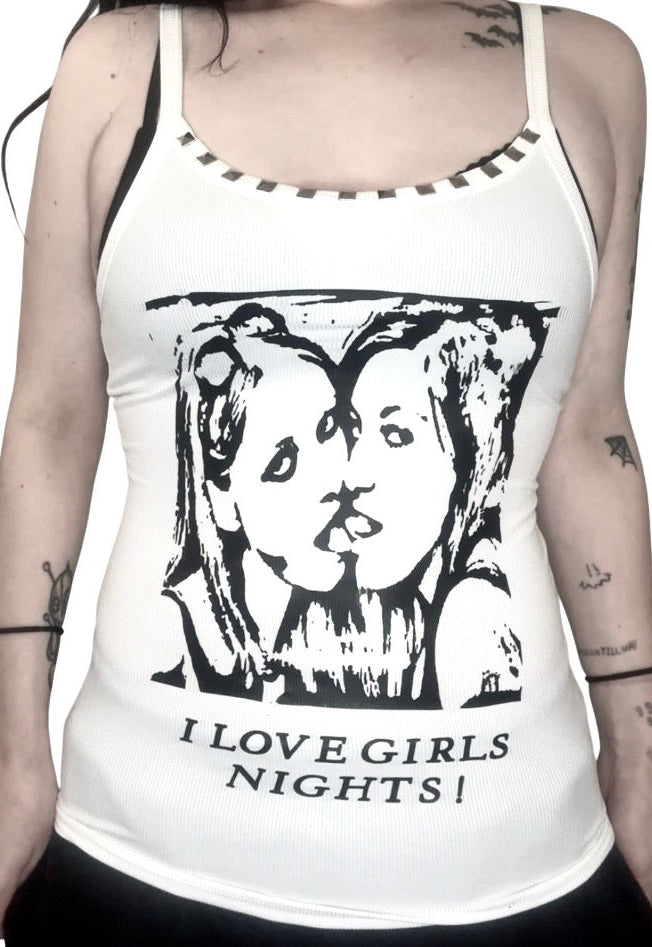 I love girls nights tank top