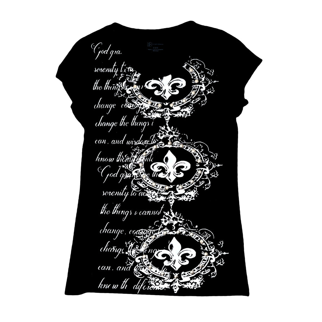 Alternative Fleur de lis fitted top