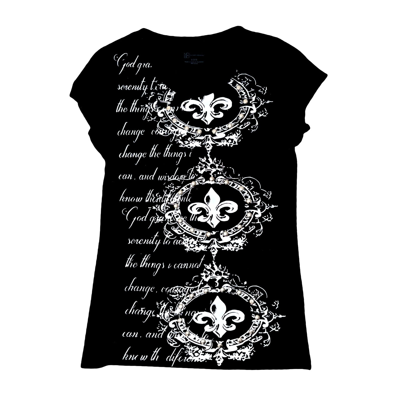 Alternative Fleur de lis fitted top