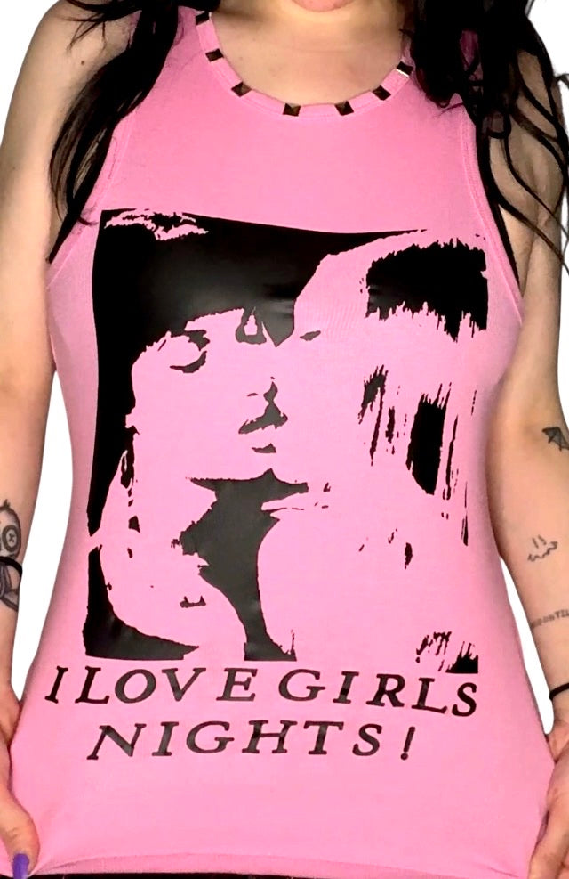 I love girls nights tank top