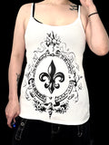 Alternative Fleur de lis tank top