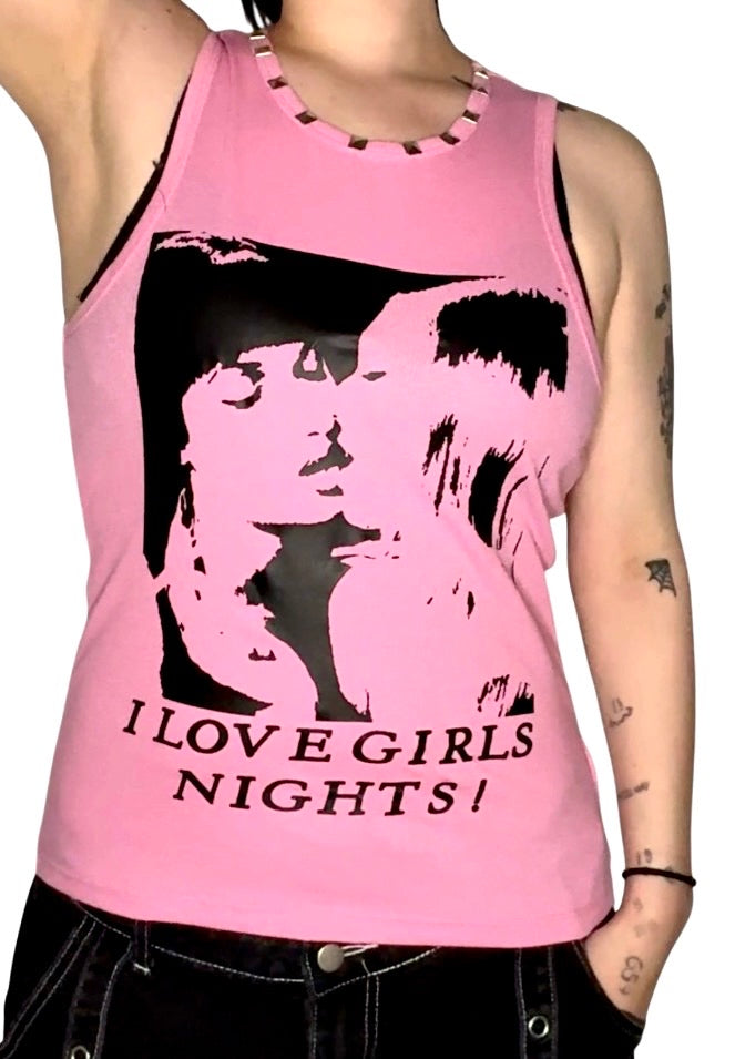 I love girls nights tank top