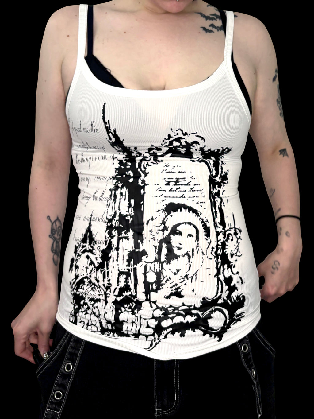 Alternative mother Mary castle tank top