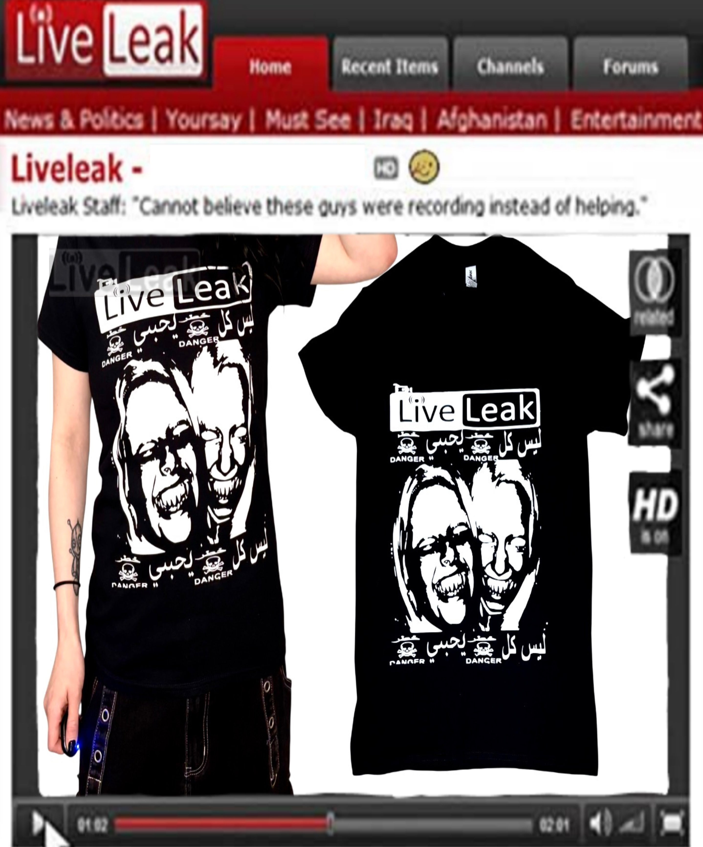 Live leak alt unisex top
