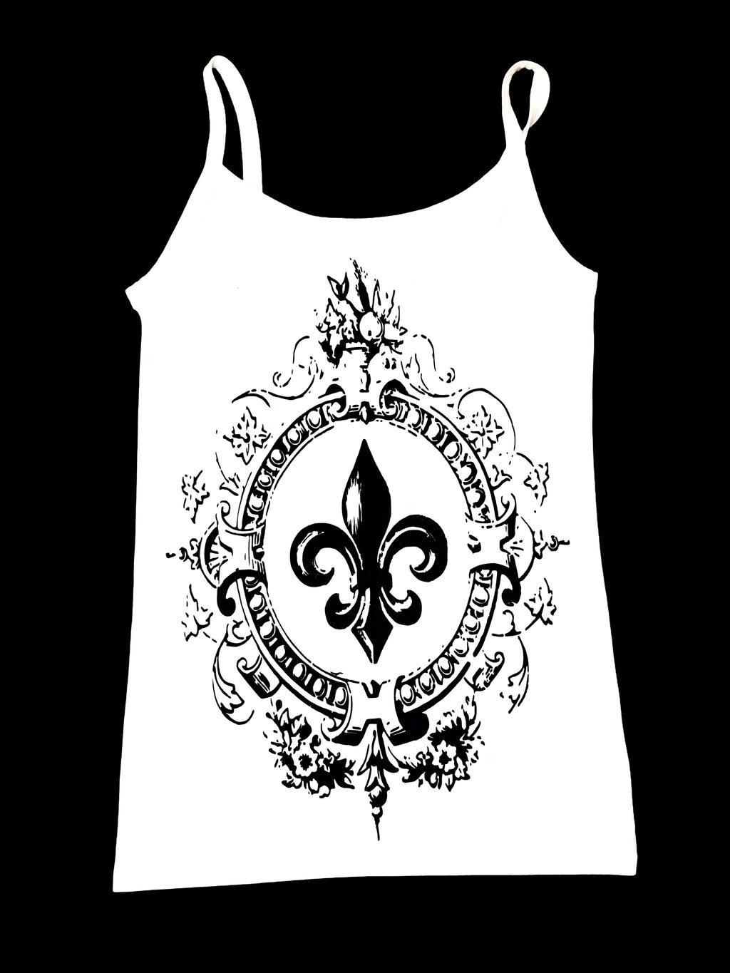 Alternative Fleur de lis tank top
