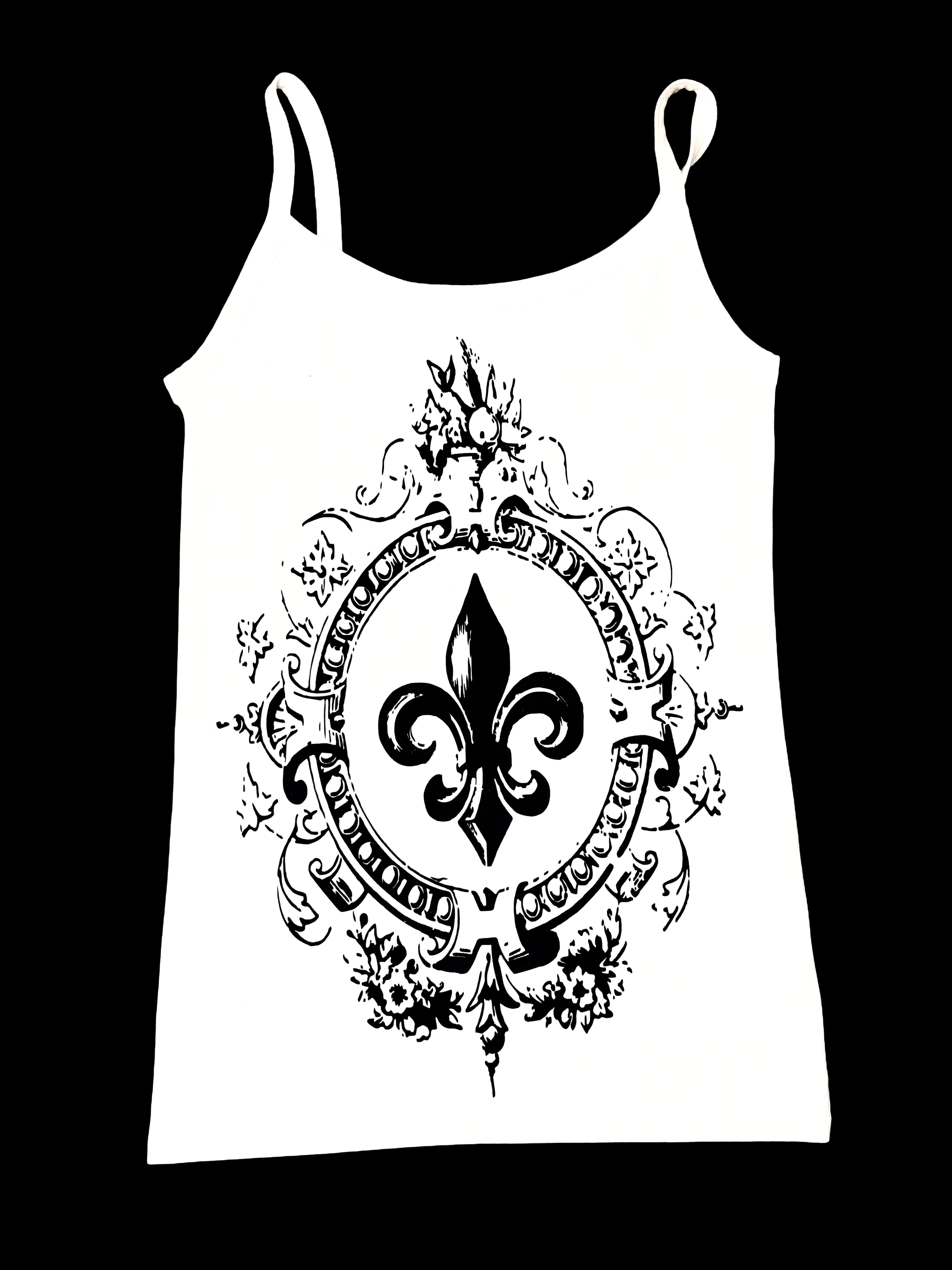 Alternative Fleur de lis tank top