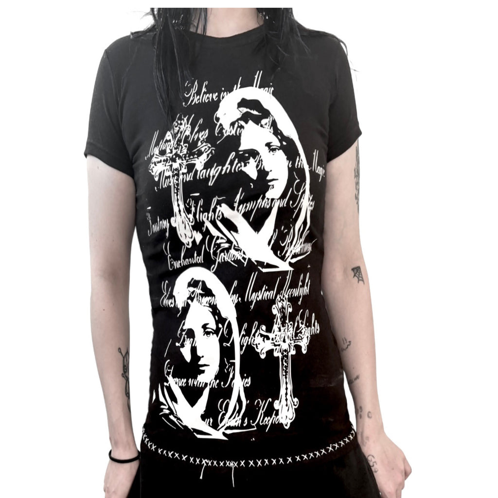 Mother Mary cross top