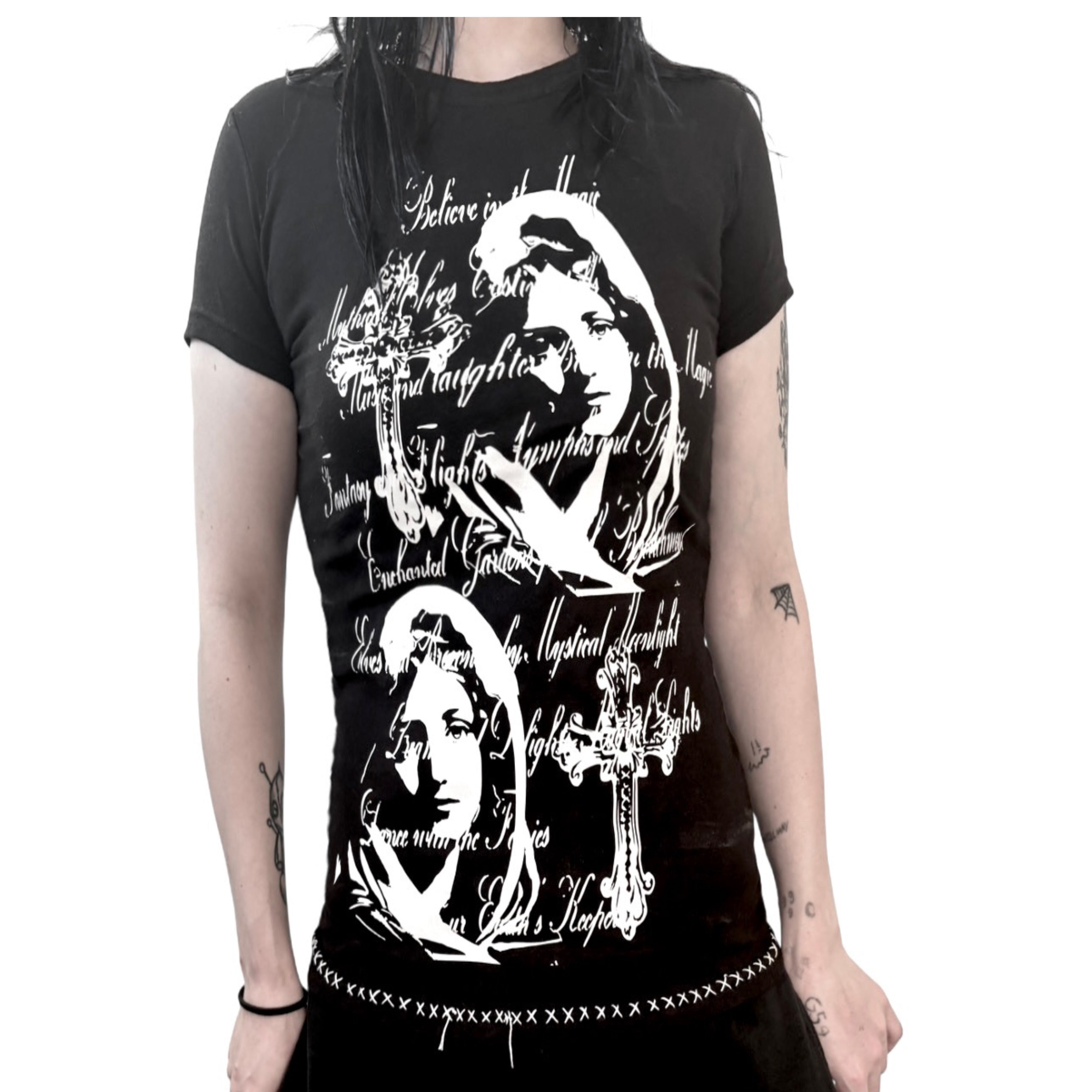 Mother Mary cross top