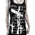 Alternative cross tank top top