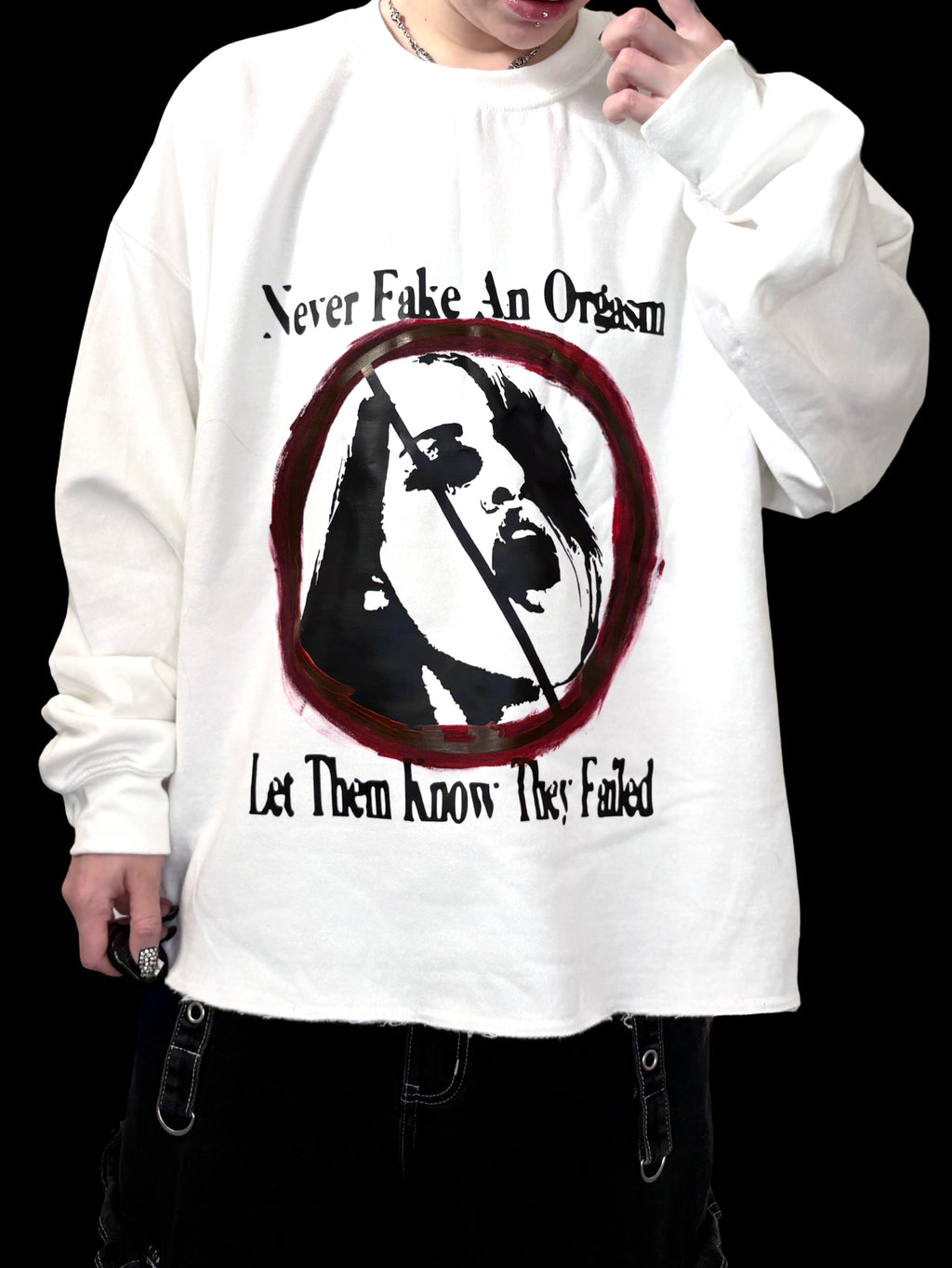 Never fake an orgasm sweatshirt