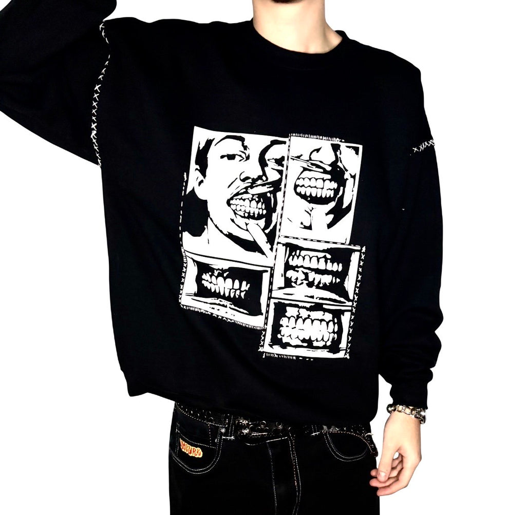 teeth diagram sweatshirt