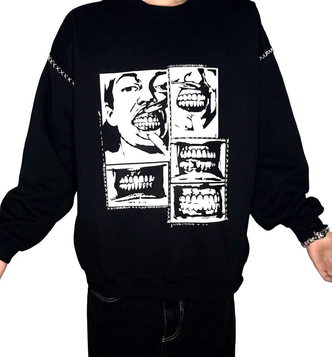 teeth diagram sweatshirt